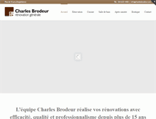 Tablet Screenshot of charlesbrodeur.com